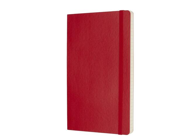 Notitieboek Moleskine L 130x210mm lijn sc scarl rd