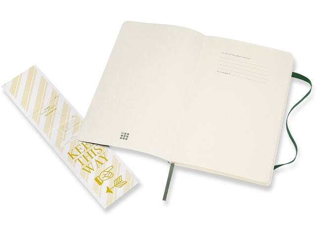 Notitieboek Moleskine L 130x210mm lijn sc green
