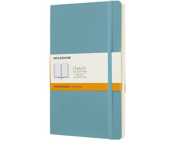 Notitieboek Moleskine large 130x210 ln sc reef bl