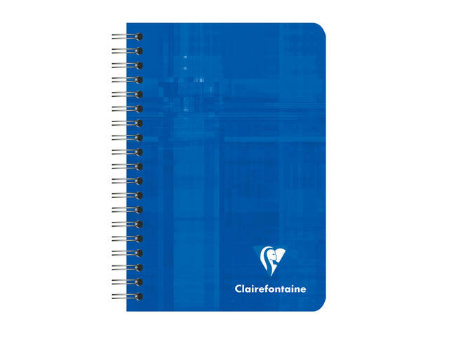 Notitieboek Clairefontaine 95x140 sp lijn assorti