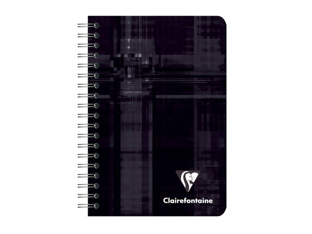 Notitieboek Clairefontaine 95x140 sp lijn assorti