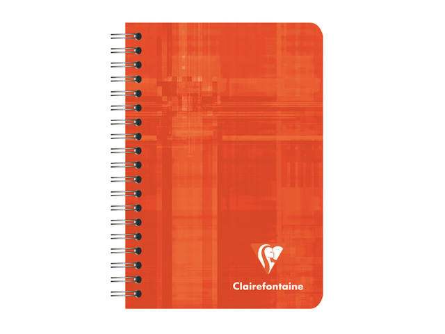 Notitieboek Clairefontaine 95x140 sp lijn assorti