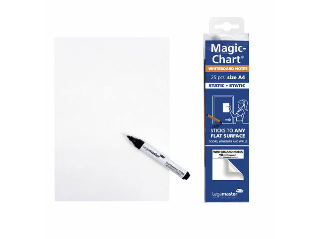 Magic chart notes Legamaster whiteboard 20x30 wit
