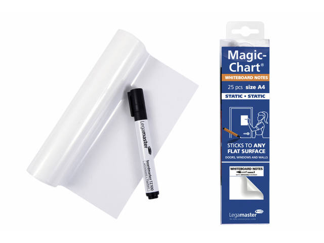 Magic chart notes Legamaster whiteboard 20x30 wit