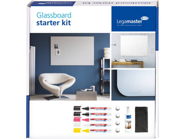 Glasbord Legamaster starterkit