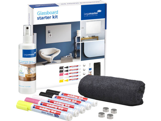 Glasbord Legamaster starterkit
