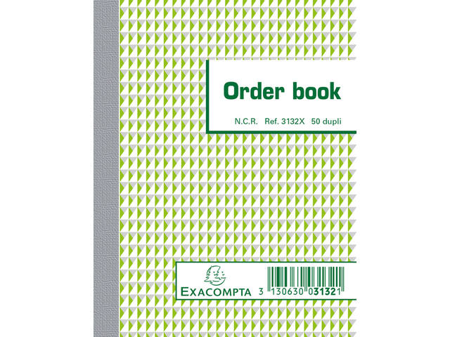 Orderboek Exacompta 135x105mm 50x2vel