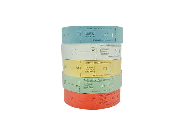 Garderobebon Combicraft nr 1 tm 500 blauw 500st