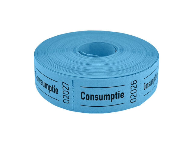 Consumptiebon Combicraft 57x30mm 2zijdig bl 2x1000