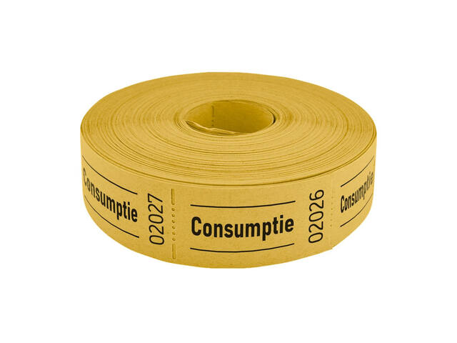 Consumptiebon Combicraft 57x30mm 2zijdig gl 2x1000