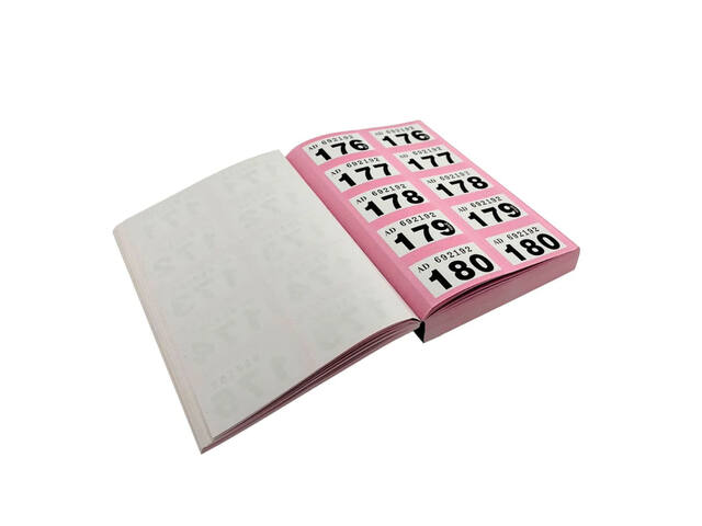 Nummerblok Combicraft 1 1000 assorti 6 stuks