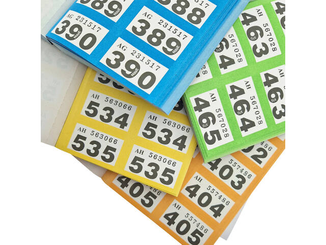 Nummerblok Combicraft 1 1000 assorti 6 stuks