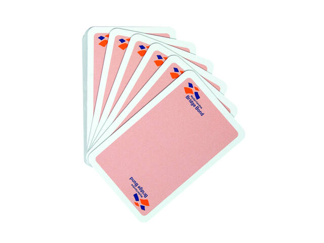 Speelkaarten Bridge Bond roze