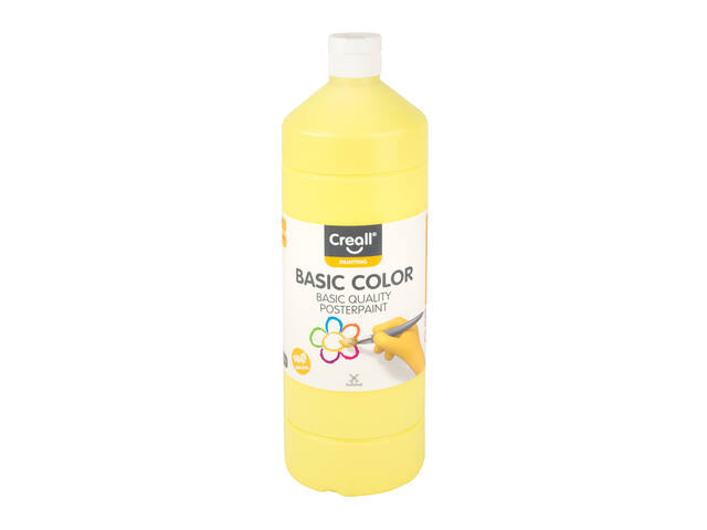 Plakkaatverf Creall basic lichtgeel 1000ml
