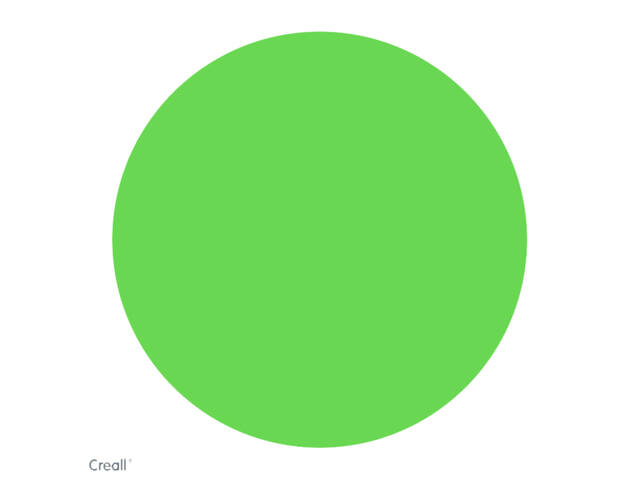 Plakkaatverf Creall fluor groen 250ml