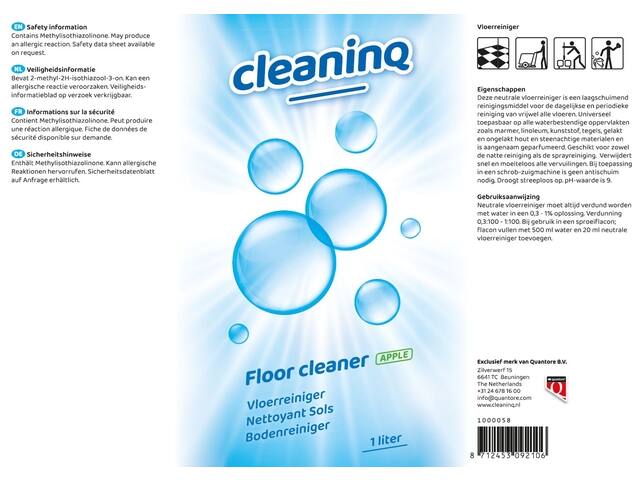 Vloerreiniger Cleaninq 1 liter