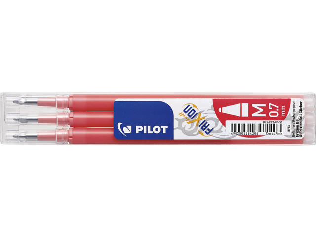 Rollerpenvulling PILOT friXion BLS-FR7 M koraalrz