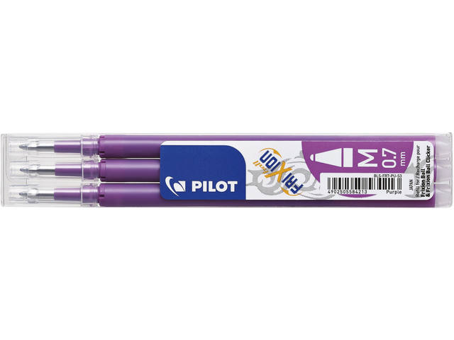 Rollerpenvulling PILOT friXion BLS-FR7 M paars