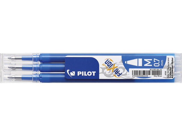 Rollerpenvulling PILOT friXion BLS-FR7 M hemelsbl