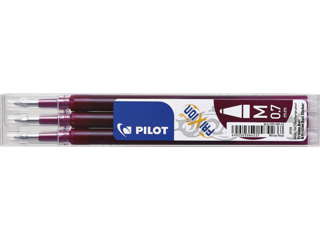 Rollerpenvulling PILOT friXion BLS-FR7 M wijnrood