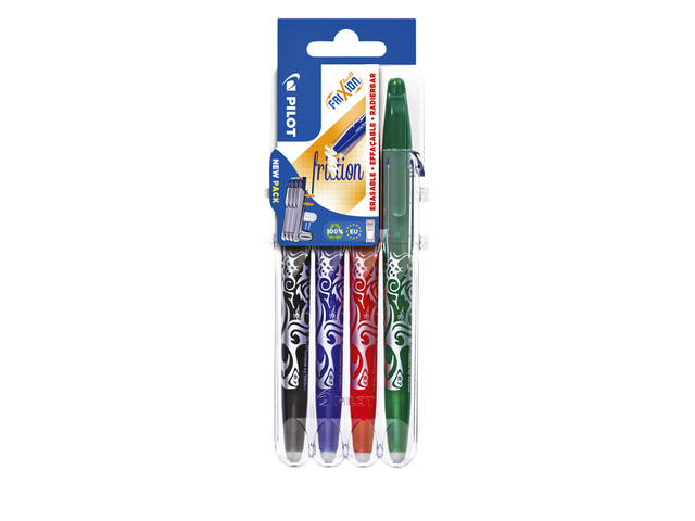 Rollerpen PILOT friXion BL-FR7 M Set2Go basis ass