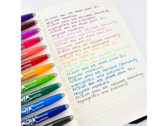 Rollerpen PILOT friXion BL-FR7 M Set2Go fun ass