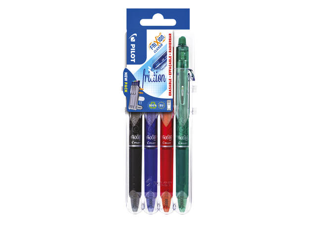 Rollerpen PILOT friXion clicker M Set2Go assorti