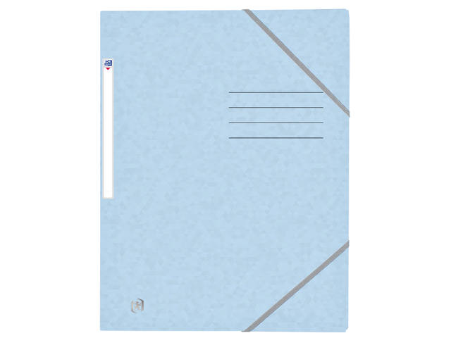 ELASTOMAP OXFORD TOP FILE+ A4 PASTEL BLAUW