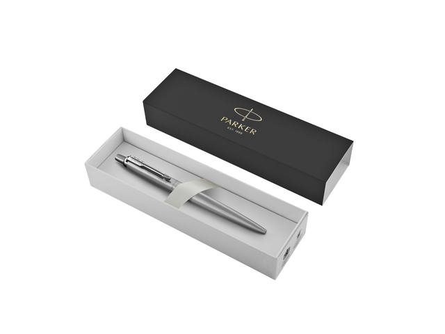 Balpen Parker Jotter XL Monochrome M roestvrij stl