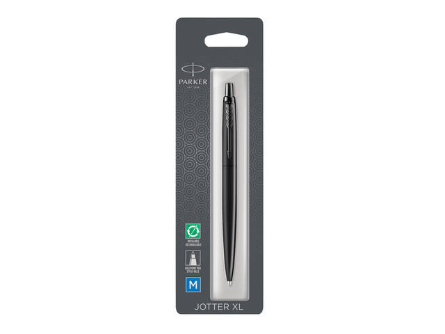 Balpen Parker Jotter XL Monochrome M zwart
