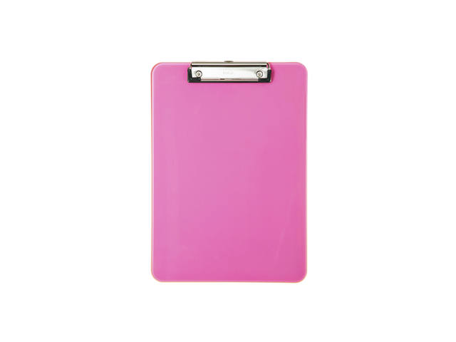 KLEMBORD MAUL A4 STAAND KUNSTSTOF NEON ROZE