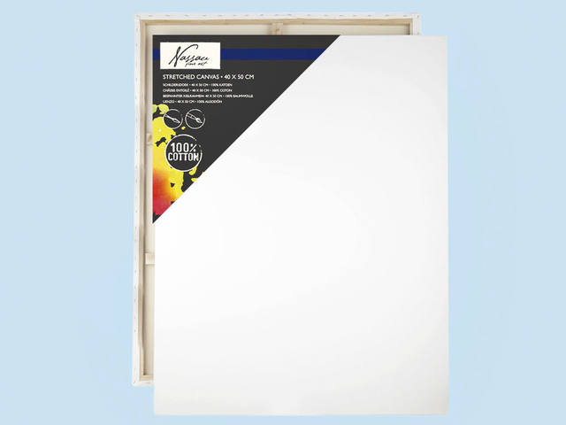 Canvas Nassau fine art 40x50cm 100 procent katoen
