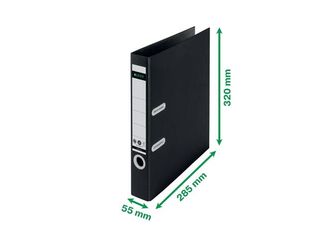 Ordner Leitz Recycle 180  50mm karton A4 zwart