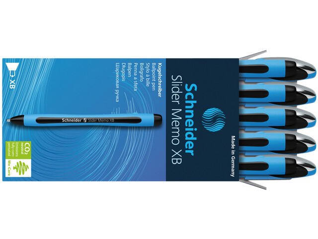 Balpen Schneider Memo XB zwart