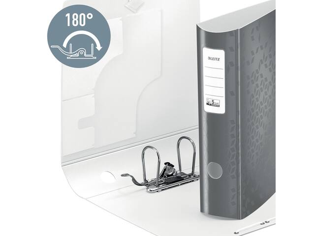 Ordner Leitz WOW active 180  80mm PP A4 paars