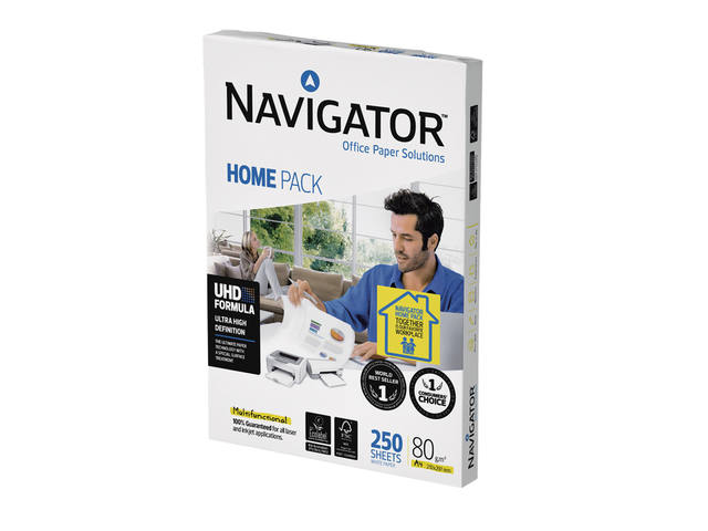 Kopieerpapier Navigator Homepack A4 80gr wit