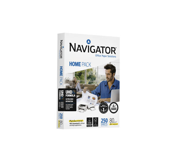 Kopieerpapier Navigator Homepack A4 80gr wit