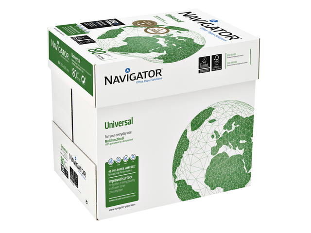 Kopieerpapier Navigator Universal A4 80gr wit