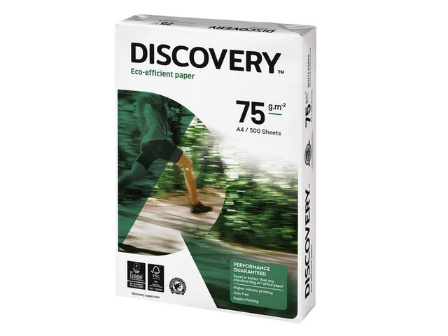 Kopieerpapier Discovery A4 75gr wit
