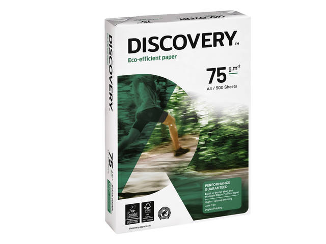 Kopieerpapier Discovery A4 75gr wit