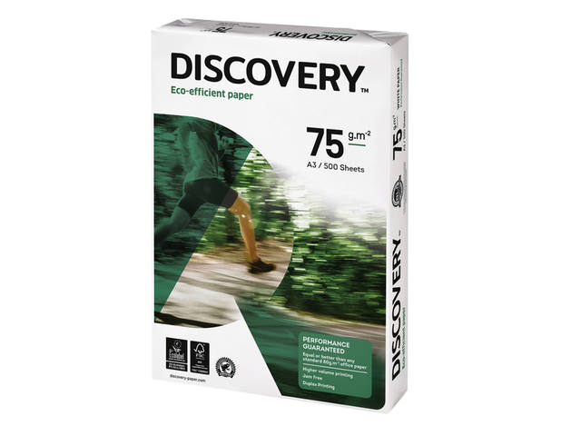 Kopieerpapier Discovery A3 75gr wt