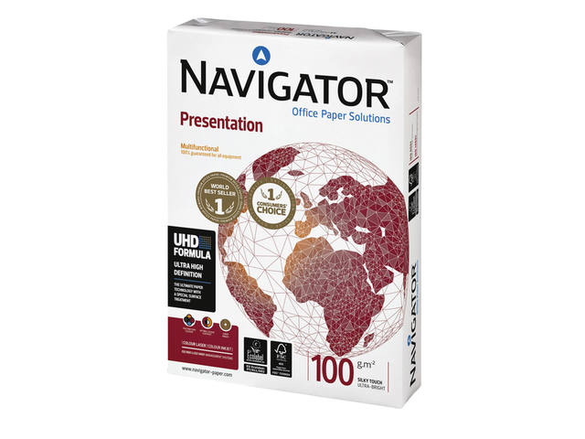 Kopieerpapier Navigator Presentation A4 100gr wit