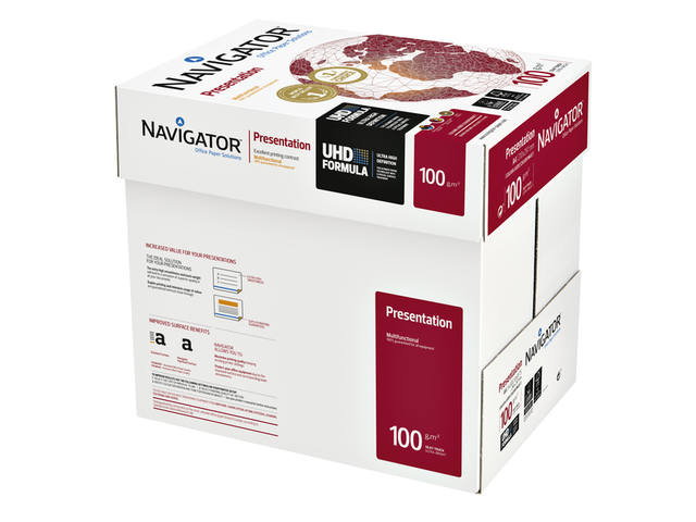 Kopieerpapier Navigator Presentation A4 100gr wit