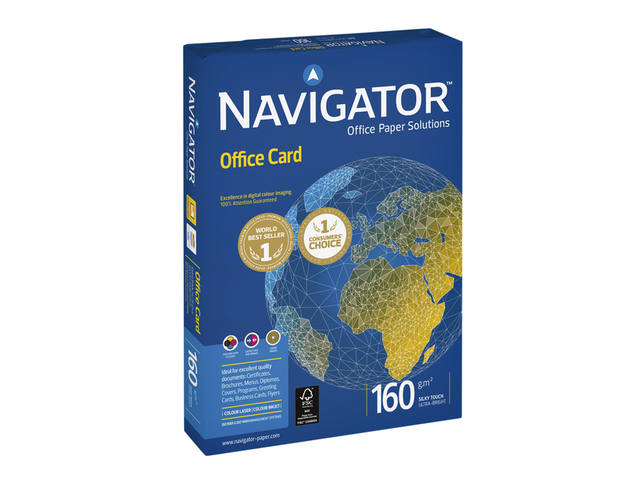 Kopieerpapier Navigator Office Card A4 160gr wit