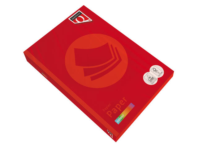 Kopieerpapier Quantore Colour A4 80gr felrood