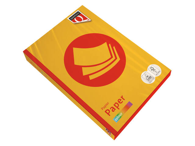 Kopieerpapier Quantore Colour A4 80gr diepgeel