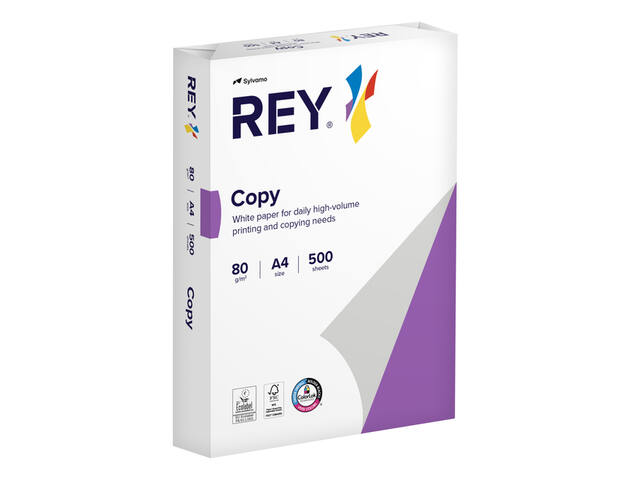 Kopieerpapier Rey Copy A4 80gr wit