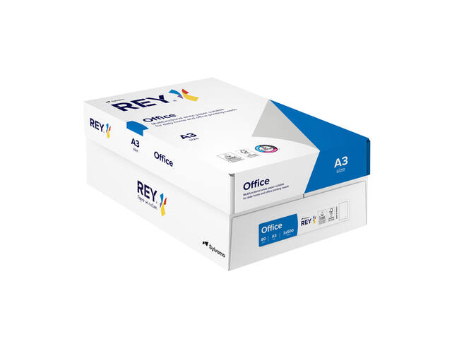 Kopieerpapier Rey Office A3 80gr wit