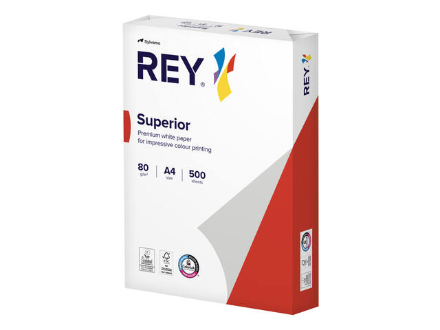 Kopieerpapier Rey Superior A4 80gr wit