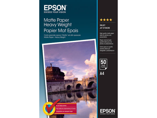 Inkjetpapier Epson S041256 A4 167gr mat